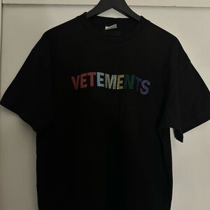 Vetements Crystal Logo -Shirt